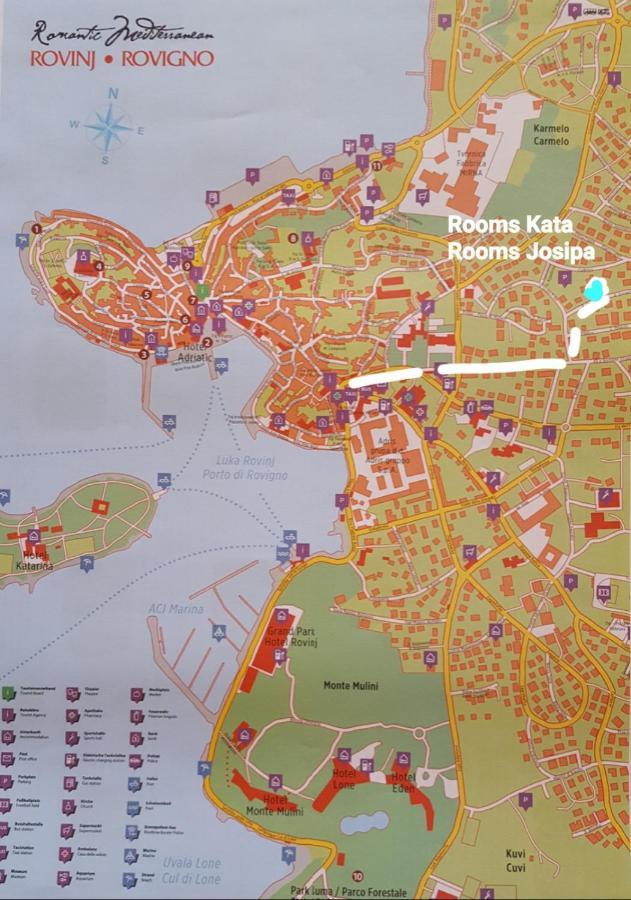 Rooms Josipa โรวีน ภายนอก รูปภาพ